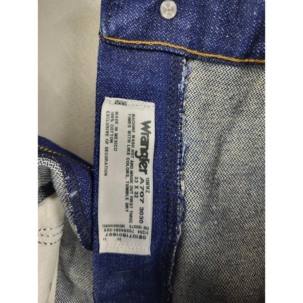Wrangler Cowboy Cut Men's  Size 33×32 - Picture 5 of 8